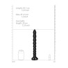 Ouch! Gode long Stacked Anal Snake S 30 x 3.5cm